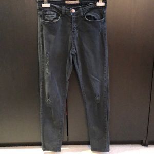 Ladies Standerd Black Skinny Jeans